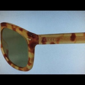 GUCCI 50MM Square Havana sunglasses